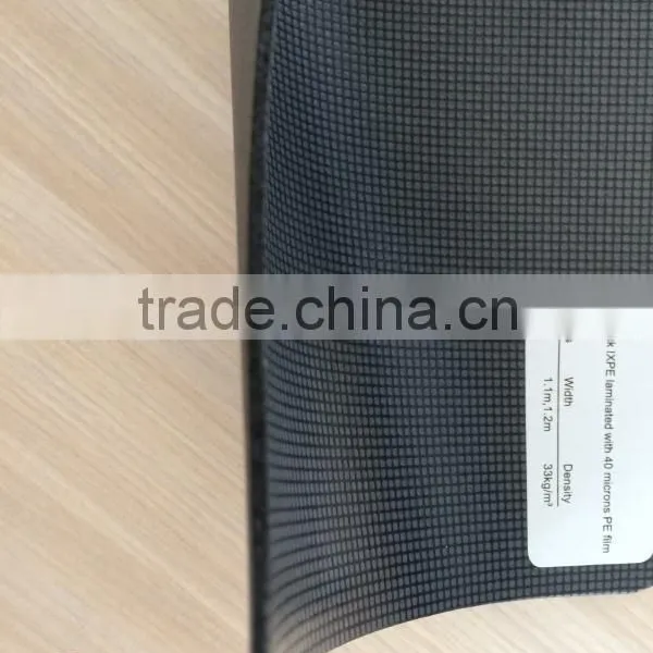 2mm Black Waterproof Soundproof IXPE Foam With 40 Microns PE Film photo-2