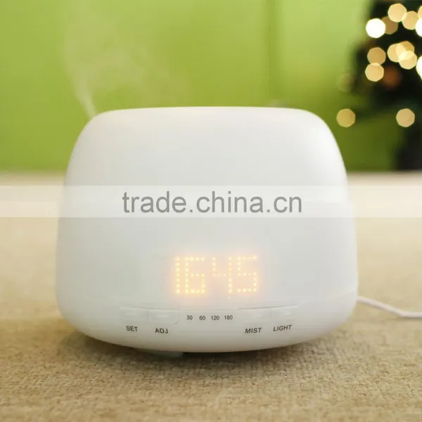 300ml Aroma Essential Oil Diffuser/ultrasonic Mist Maker/ultrasonic Humidifier With Digital Clock