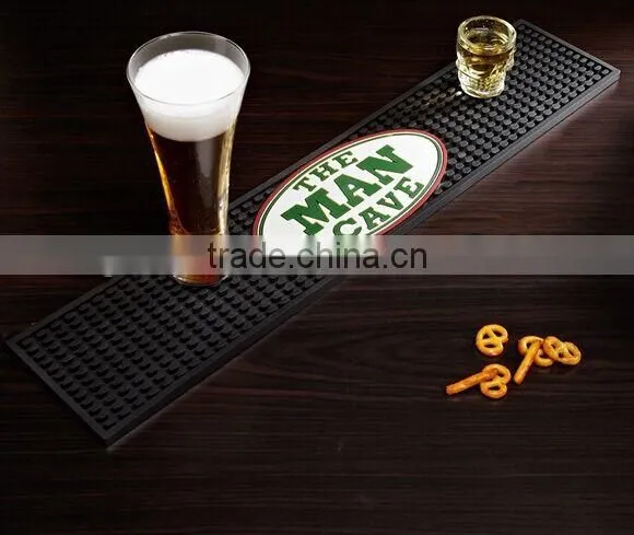 New Design Custom Logo Bar Mat,soft Pvc Bar Mat, Rubber Bar Mat photo-4