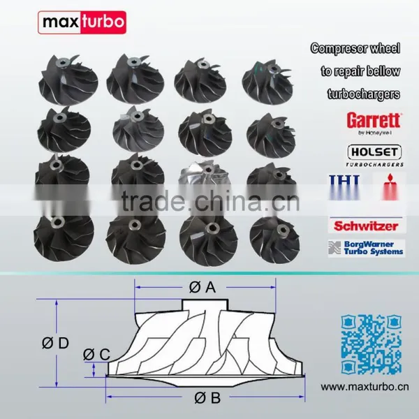 HX50 Compressor Wheel 4039156