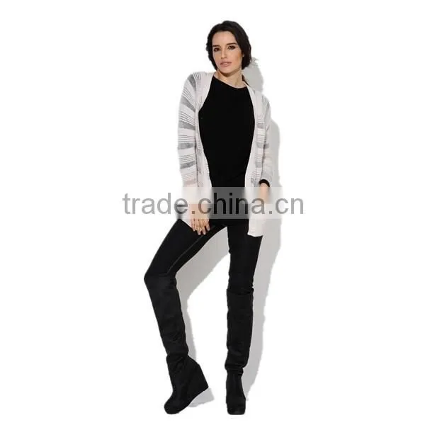 Pretty Steps 2016 High End Winter Warm Casual Ladies Black Long Jean Pants