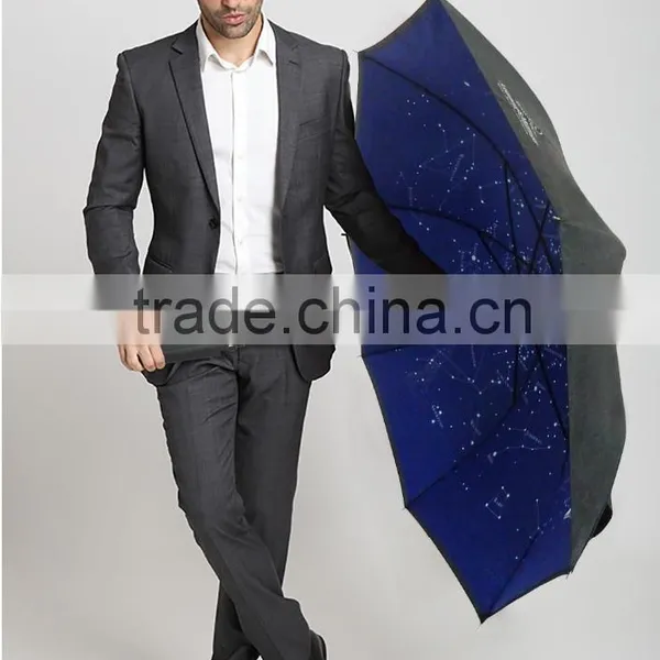 Customized Design Print Solar Double Canopy Umbrella photo-2