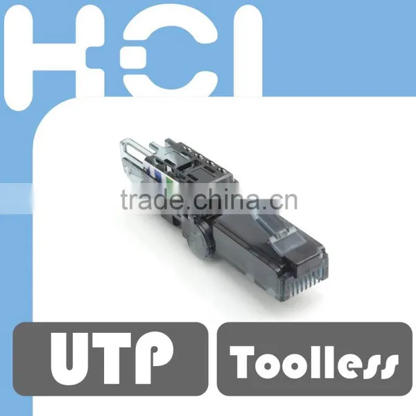 Taiwan Supplier Direct Attach Toolless Adjustable RJ45 UTP Modular Plug for Cat 6A Cable photo-3