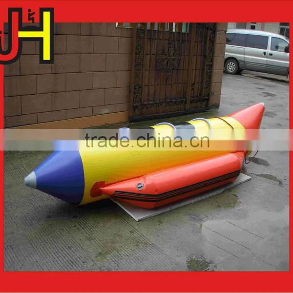 2016 Eye Catching 3 Person PVC Material Inflatable Banana Boat For Sale photo-5