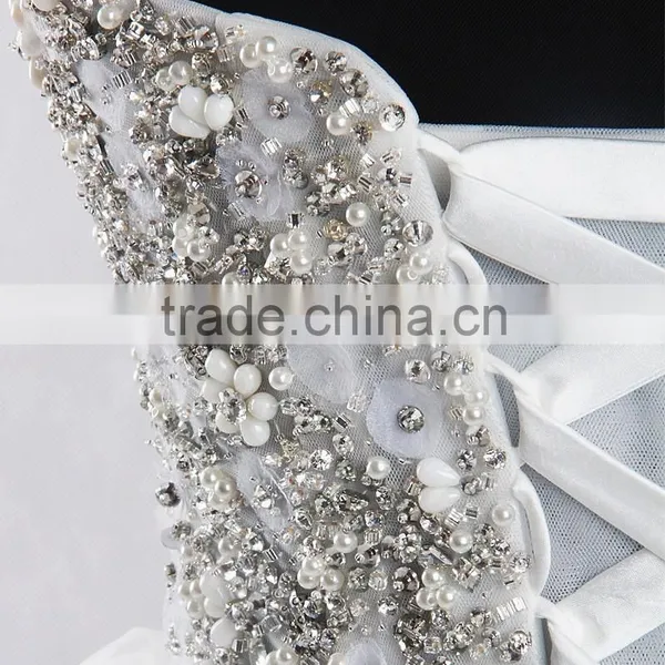RSW909 China Crystal Beads For Wedding Factory Dresses Ball Gown photo-4