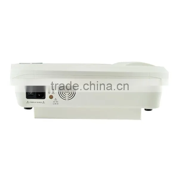 Popular 7 Inch Color Screen 12 Lead 12 Channel Electrocardiograph ECG / EKG Machine With CE photo-3