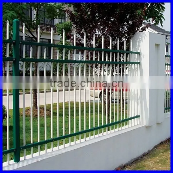 Hot Sales PVC Coated Decorative Square Tube Welded Zinc Ornamental Steel Fence Residential Iron Fence photo-3