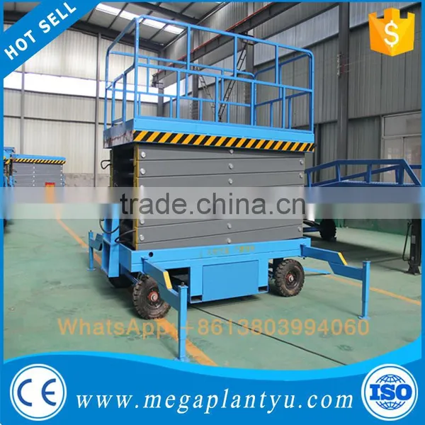 4-18 Meters Height Hydraulic Scissor Lifting Cargos Lifting Platform Equipment photo-4