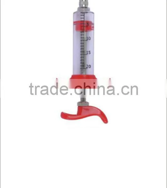animal with graduation Vet Plastic steel syringe