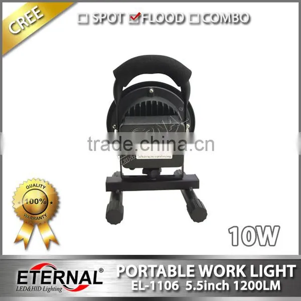 10W Roud 5.5" High Power Rechargeable Portable Led Work Light Outdoor Led Flood Light for Camping Emergency Use photo-4