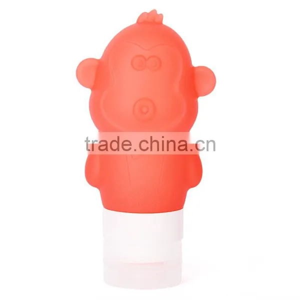 Most Popular Lovely Monkry Squeezable Silicone Travel Bottle photo-3