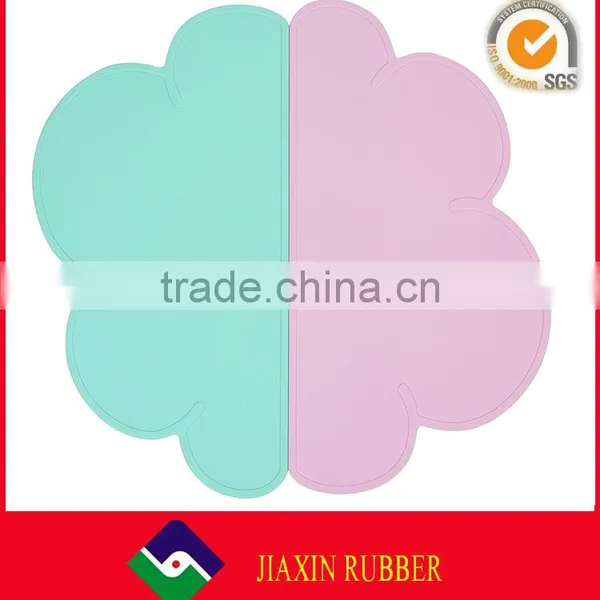 Disposable Kid Placemat Silicone Tray Mat Cloud Shape Table Dinner Anti Skid Mats photo-5