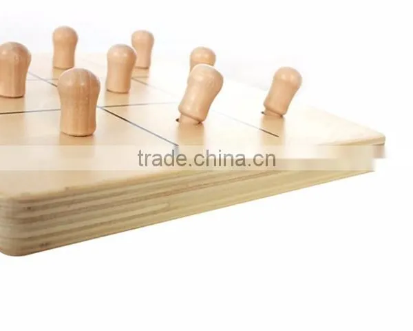 Wooden Toys Baby Training Montessori Two Fingers Grabing Toys photo-3