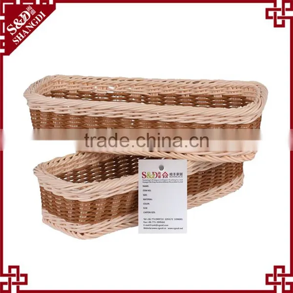 Wholesale Cheap Price Rattan Storage Basket Dinnerware Tableware Fancy Baskets photo-2