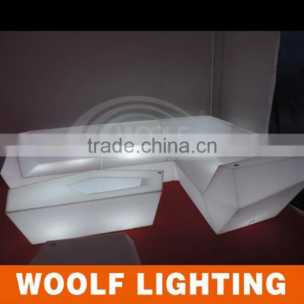 Modish Illuminated Decorative LED Casual Sofa for Tea House and Coffee Shop photo-5