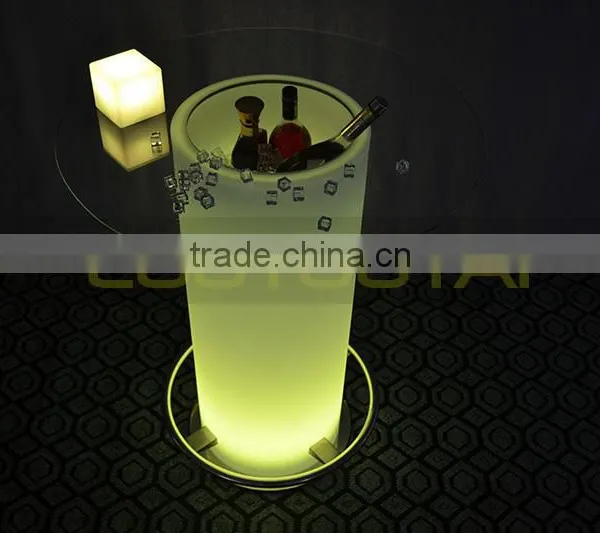 Led Cocktail Table/RGBW Color Change Remote Control Led Tea/coffee Table photo-4