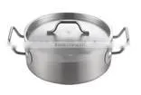 Two Handle Sauce Pan Saucepan Cooker Family Restaurant Hotel Usage Shot Body Stainless Steel Soup Pot With Lid photo-5