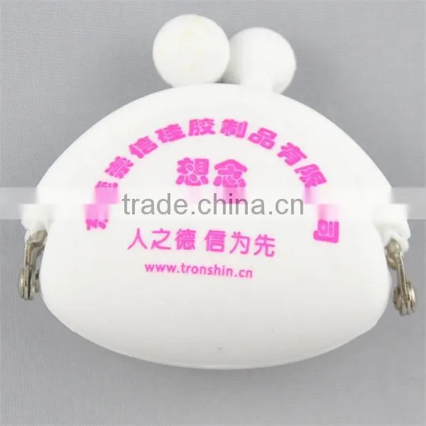 Heart Shaped Food Grade Eco-friendly Silicone Coin Purse photo-3