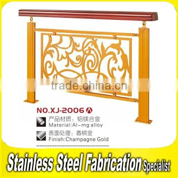 Floor Mounted Carving Decorative Aluminum Railing Prices photo-4
