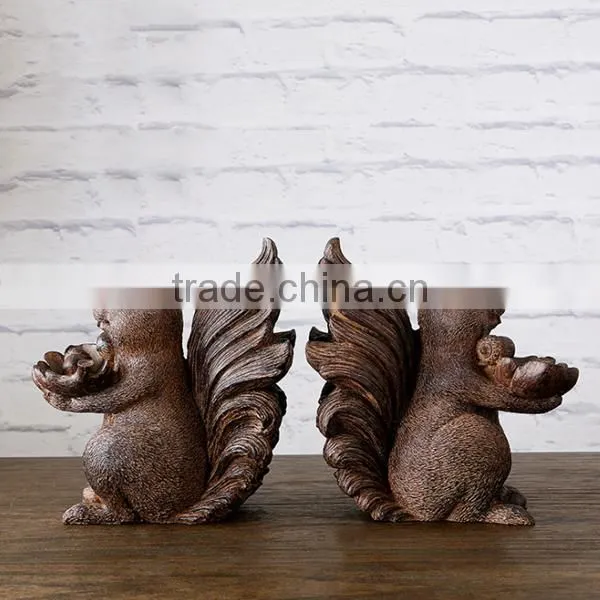 Resin Artificial Cute Squirrel Shaped Bookend photo-4