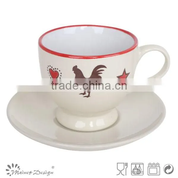 Wholesale Ceramic Chicken Tea Cup and Saucer photo-2