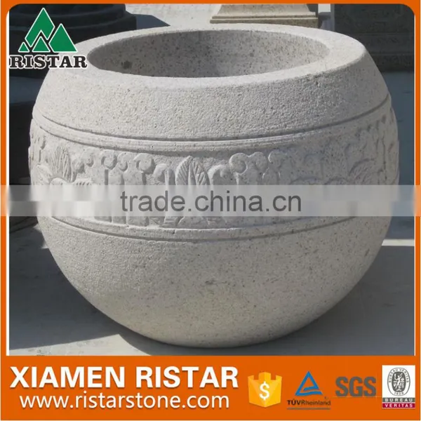 Nature Granite Stone Planter Set photo-2
