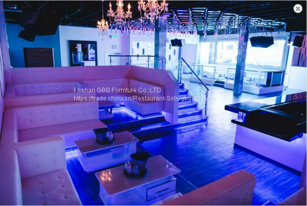 Customized Modern Classic Design Club Sofa and Table photo-3