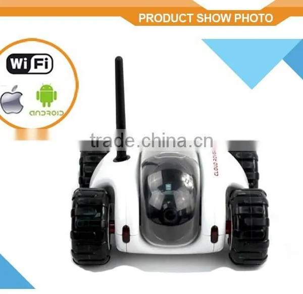 Free Samples Wifi R/C Toy LInfrared Night Vision App-Controlled for IPhone/iPad/Android Spy Remote Control Car With Camera photo-2