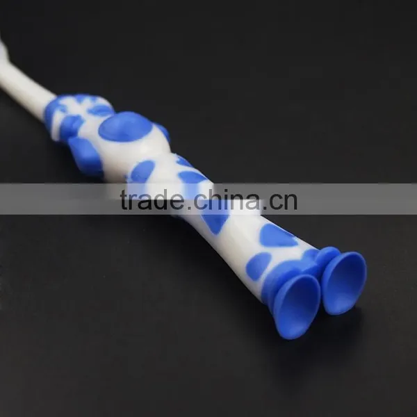 Top Quality New Design for Adult Anti Bacterial Animal Kids Toothbrush With Cover photo-4