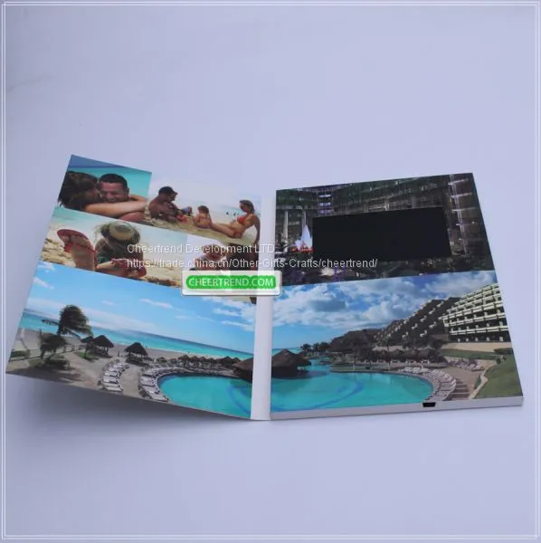 2017 Innovative 4.3″ Video Greeting Card/name Card, Custom Video Business Card photo-3