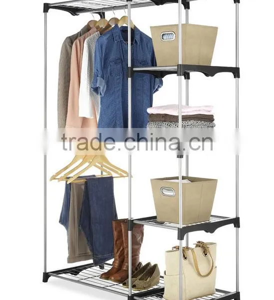 2017 Good Qulaity Non-Woven Fabric Portable Clothes /Storage/ Closet/ Folding Clothes Cabinet photo-3