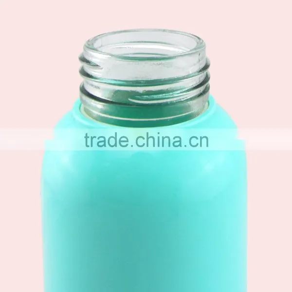 300ML The Bullet Shape Plastic Sport Water Bottle With Glass Iner photo-5