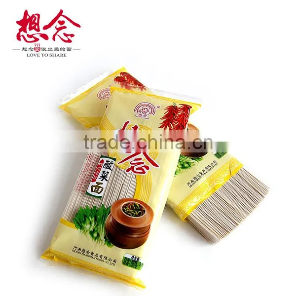 Sichuan Pickle Sauerkraut Noodle With 6 Slight Spicy Sour Taste Seasoning Bags Instant Dried Noodles 366g photo-3