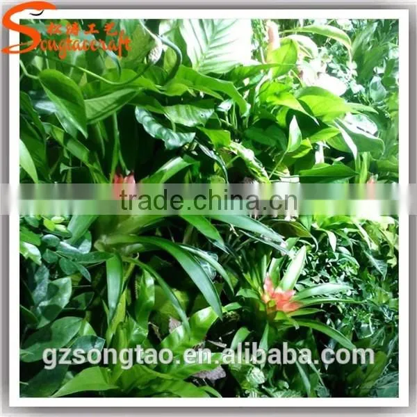 Hot Sale Artificial Green Wall New Design Artificial Geass Wall Plastic Artificial Green Wall photo-6