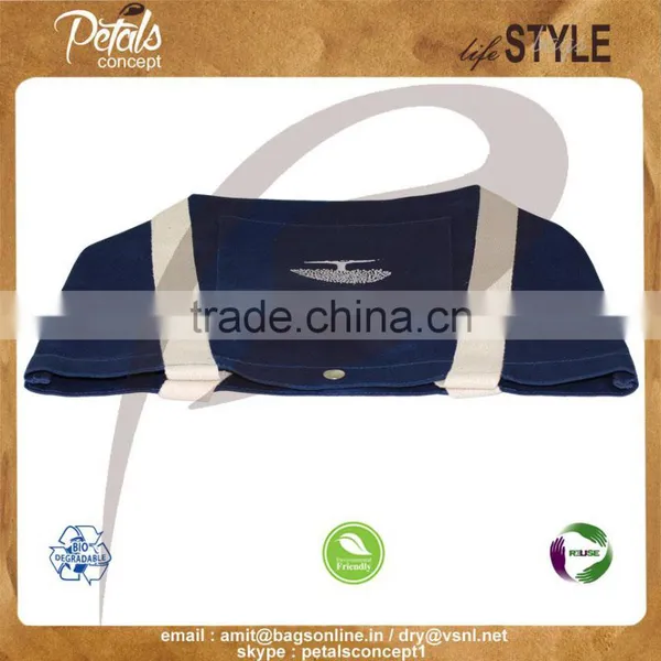 Quality 2017 Promotional Canvas Bag - Made in India by Petals Concept - Soft Web Handle & Logo for Branding photo-6