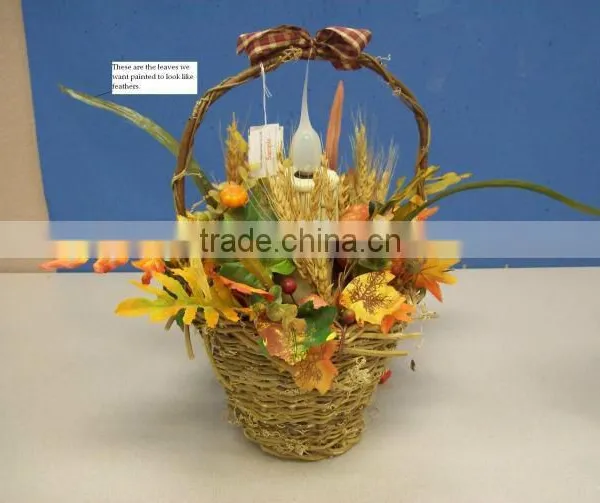 Bamboo Rattan Wicker Paper Rope Water-hyacinth Sisal Moss Weaven Gift Floral Basket