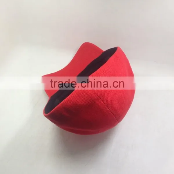 Red Elastic Band Flexfit Caps With 3D Embroidery Sport Hats photo-6