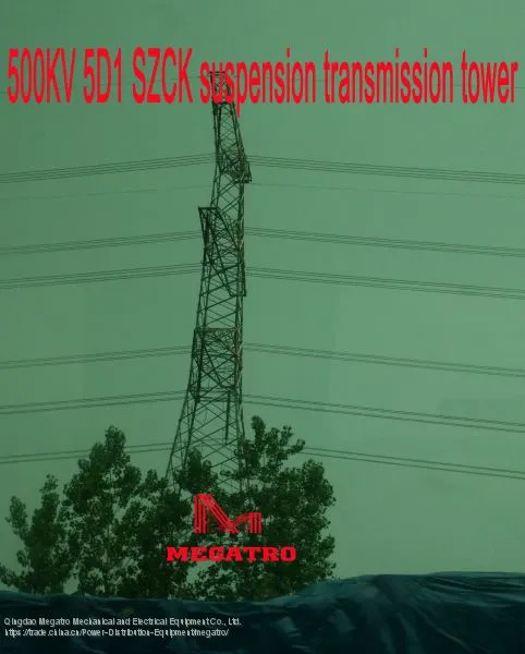 MEGATRO 500KV 5D1 SZCK Suspension Transmission Tower photo-3