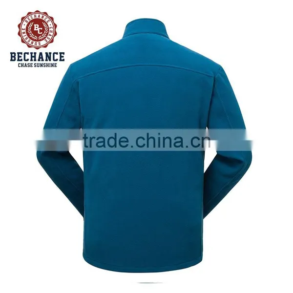 Cheap Mens High Collar Fleece Softshell Jacket for Spring Season photo-2