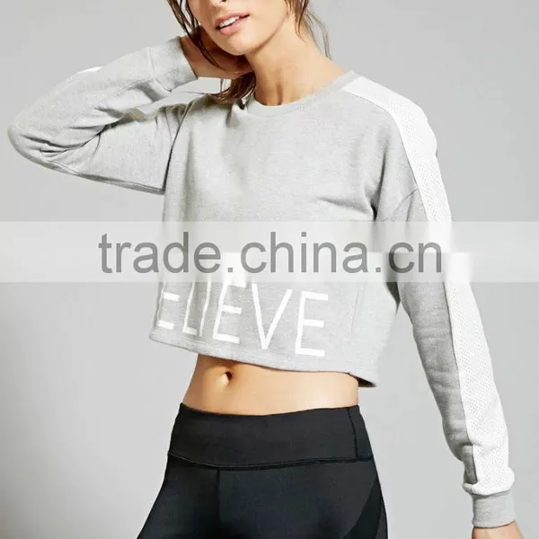 2016 Wholesale Manufacturer New Design Cheap Plain Custom Sweatshirt photo-3