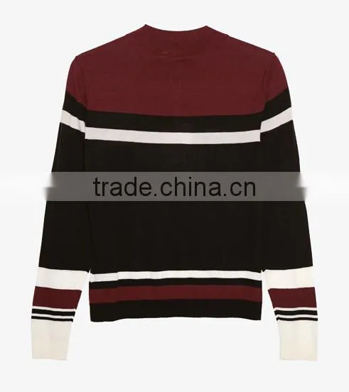 Women Round Neck Pullover Routine Handmade Knitting Sweaters for Wholesale photo-3