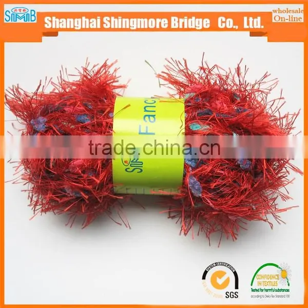 Online Shopping First Choice Feather Pompom Yarn From China Feather Pompom Twisted Yarn Factory in a Low Price photo-4