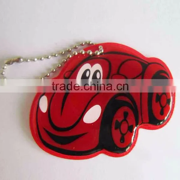 Animal Shape Reflector Keychain Plastic Reflective Toys for Safety photo-5