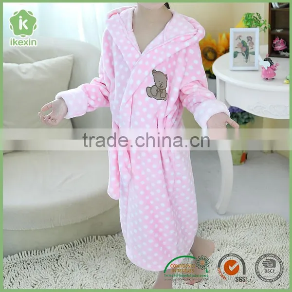 Warp Knitting Fabric Polyester Girl Robes Wholesale photo-4