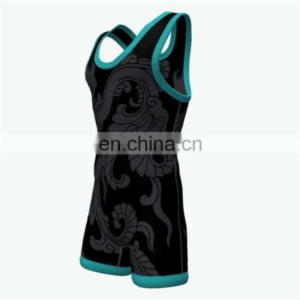Mens Wrestling Singlets Printed by Sublimation photo-6
