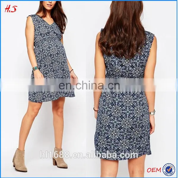 Wholesale Latest Fashion Maternity Clothes for Pregnant Women Sleeveless Women Dresses