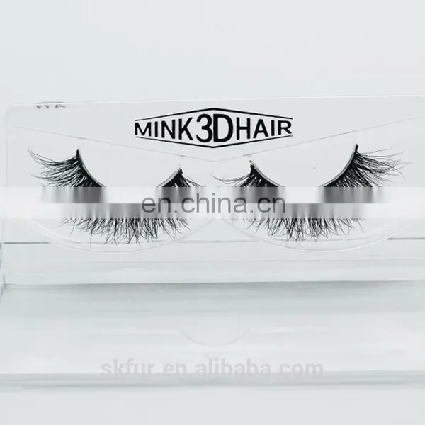 Factory Wholesale Private Label Invisible Band Individual 3d Real Mink Strip Eyelashes