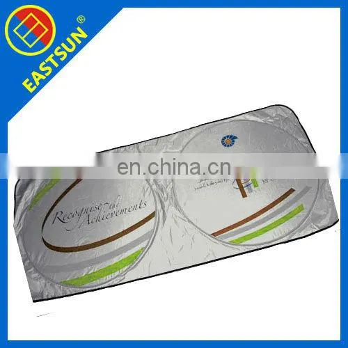 Car Sun Shade Silver Nylon Front Window Polyester From Leading Car Sunshade Supplier in China photo-2