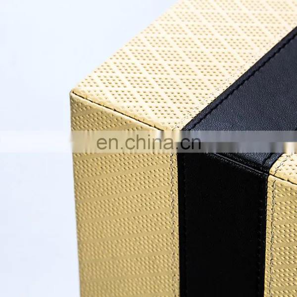 Express Excellent Handmade Leather Recycle Office Bin photo-3
