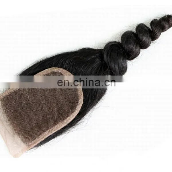 Fast Shipping Raw Brazilian Hair Loose Wave Brazilian Hair Closure photo-4